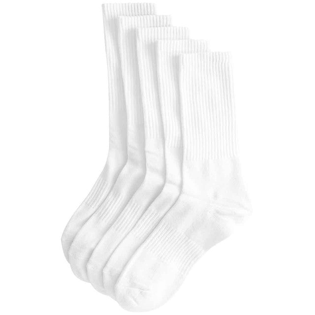 M&S Goodmove Cool & Fresh sports socks white size 6-8 (British brand)