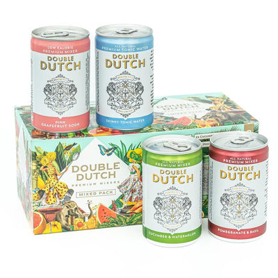 M&S Double Dutch Discovery Pack Soda and Tonic Water Variety Pack 8x150ml- Buy online at McGrocer