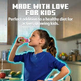 Actimel kids strawberry banana yoghurt drink 4 x 100g - British product
