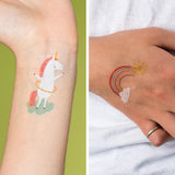 Rex London magical unicorn temporary tattoos 3x5cm, imported from the UK