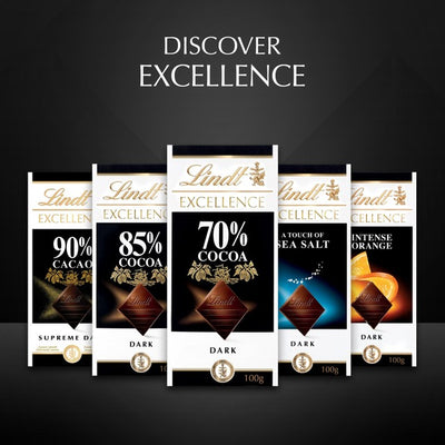 M&S Lindt Excellence Mørk Chili Sjokoladebar 100g - Kjøp online på McGrocer