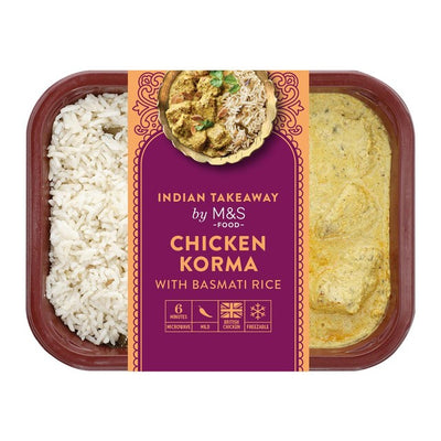 M&S Kylling Korma med Basmati Ris - Britisk Ferdigmat