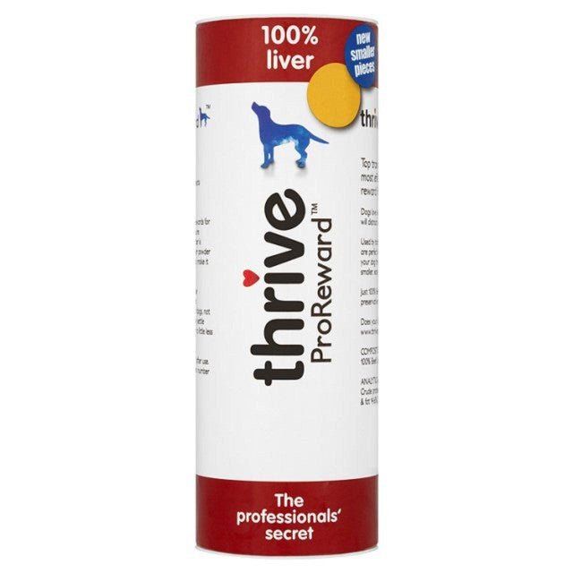Thrive ProReward 100% Liver Dog Treats 60g (British brand)