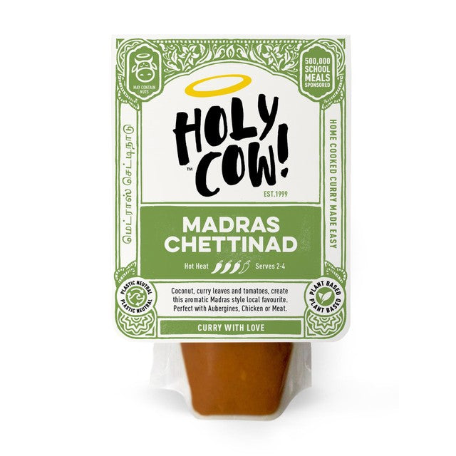 Holy Cow Madras Chettinad curry sauce 250g, UK version