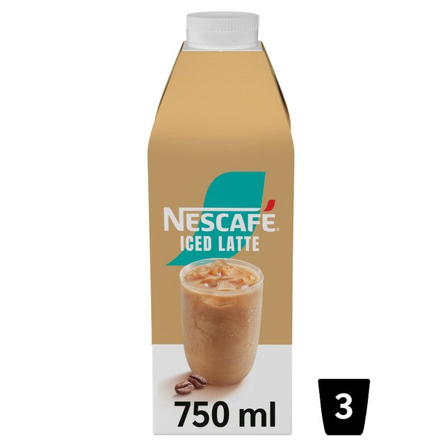 Nescafe iced coffee latte drink 750ml, imported from the UK