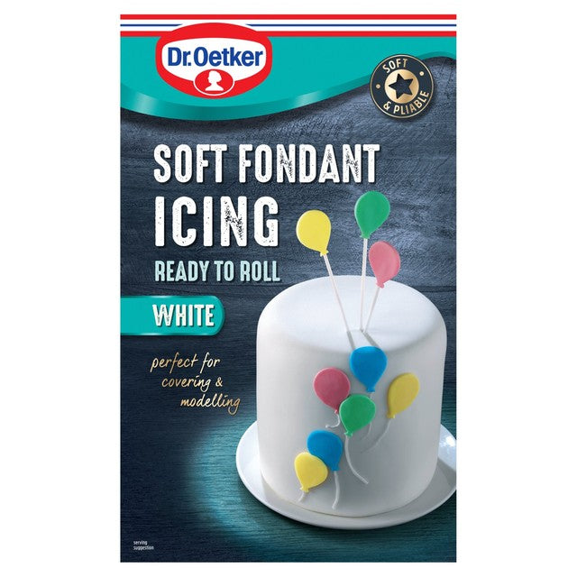 Dr. Oetker White Fondant Icing Ready to Roll 1kg - British product
