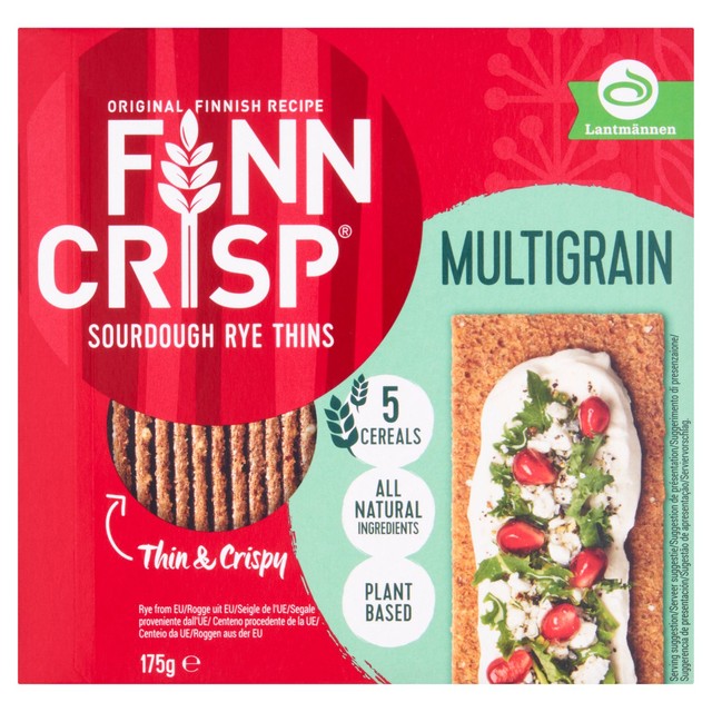 Finn Crisp multigrain thin crispbread 175g - British product