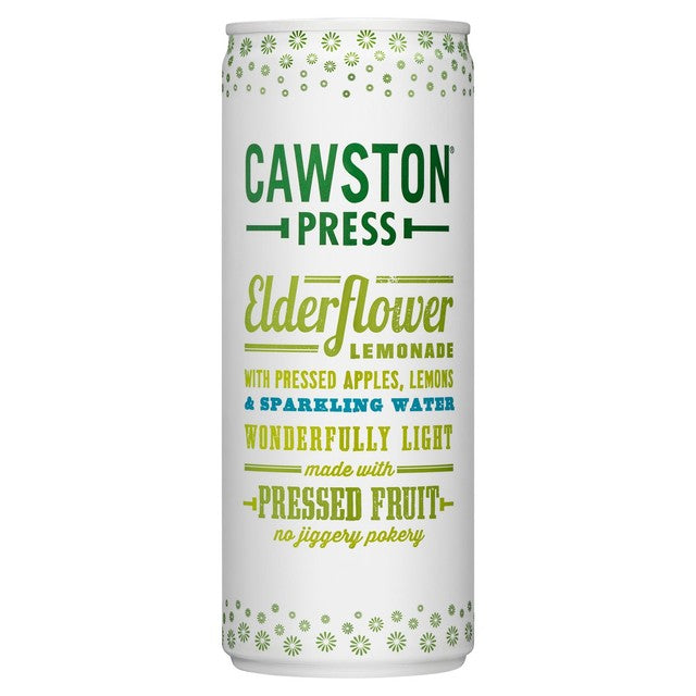 Cawston Press Sparkling Elderflower Lemonade 4x250ml packs - British product
