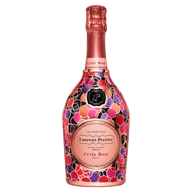 Laurent-Perrier Cuvée Rosé Bubble Robe Edition rosé champagne 75cl, UK version