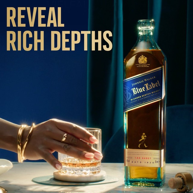 Johnnie Walker Blue Label Blended Scotch Whisky 70cl, UK version