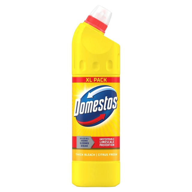 Domestos Citrus Fresh Thick Bleach 1.25L - British product