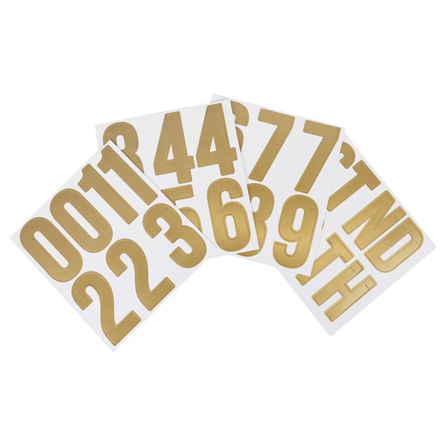 Talking Tables Birthday Garland Metallic Gold 2.5m (British brand)