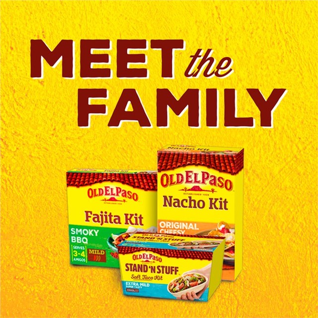 Old El Paso Cheesy Baked Enchilada Kit 663g, imported from the UK