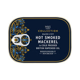 M&S Hot Smoked Mackerel 110g, imported from the UK