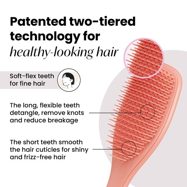 Tangle Teezer detangling brush fine fragile sweet cinnamon (British brand)