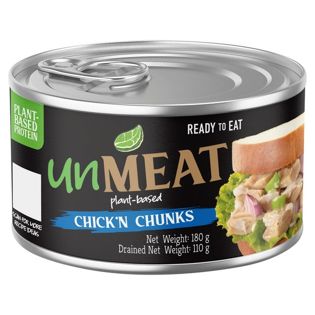 UnMeat plant-based chicken chunks 180g (British brand)