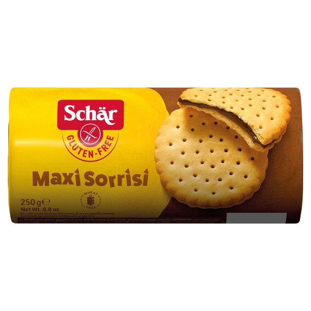 Schar gluten-free sandwich biscuits vanilla and chocolate 250g - British product