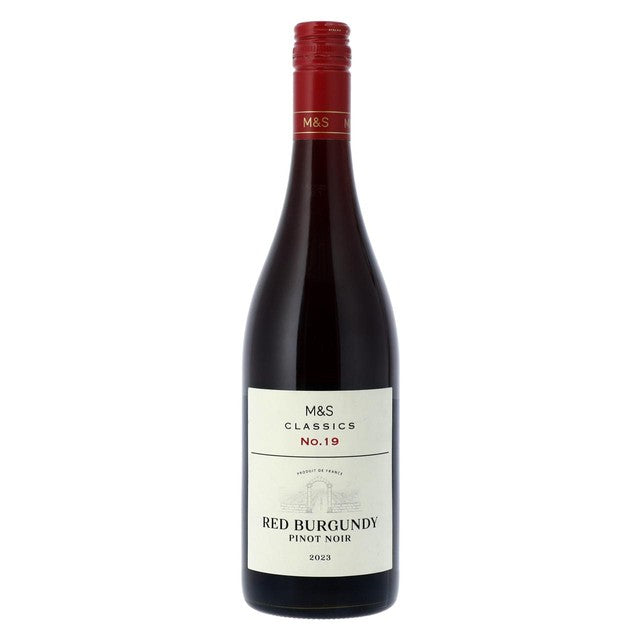 M&S Red Burgundy red wine (British brand)