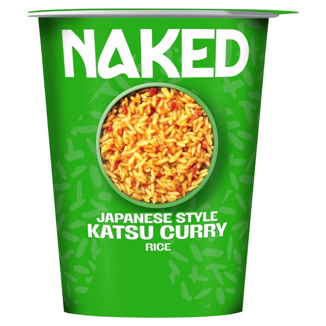Naked Katsu Rice instant rice pot 78g, imported from the UK