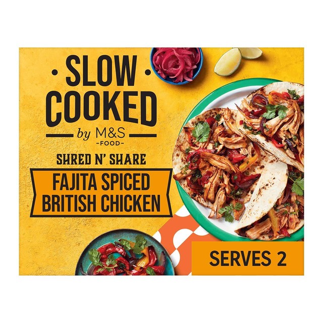 M&S Fajita Spiced Chicken prepared meal 490g - British product
