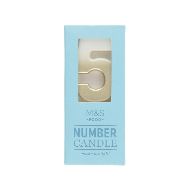 M&S number 5 candle, imported from the UK