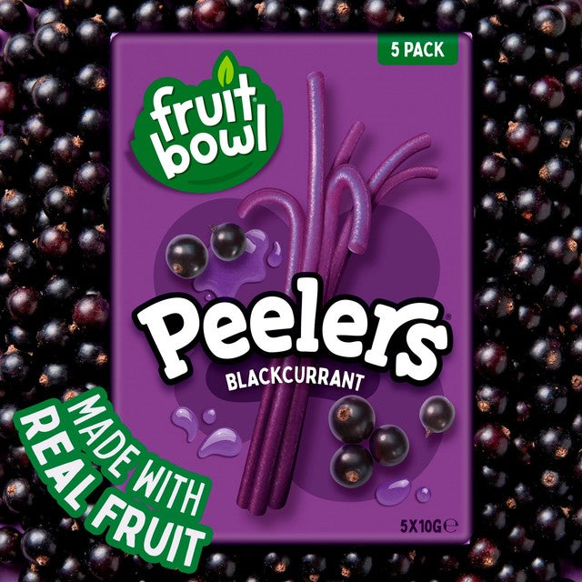Fruit Bowl blackcurrant peelers fruit snack, UK version