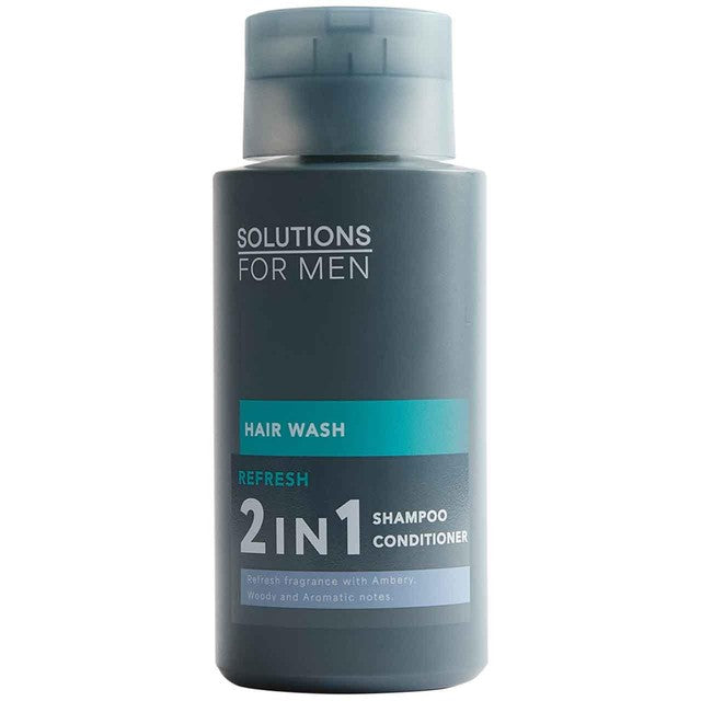M&S Solutions for Men Refresh hair wash 300ml, UK version