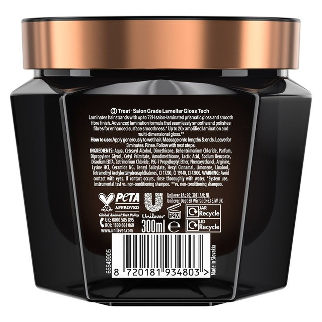 TRESemme lamellar gloss treatment mask, imported from the UK