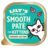 Lily's Kitchen chicken and cod pate kitten wet food 85g, UK version