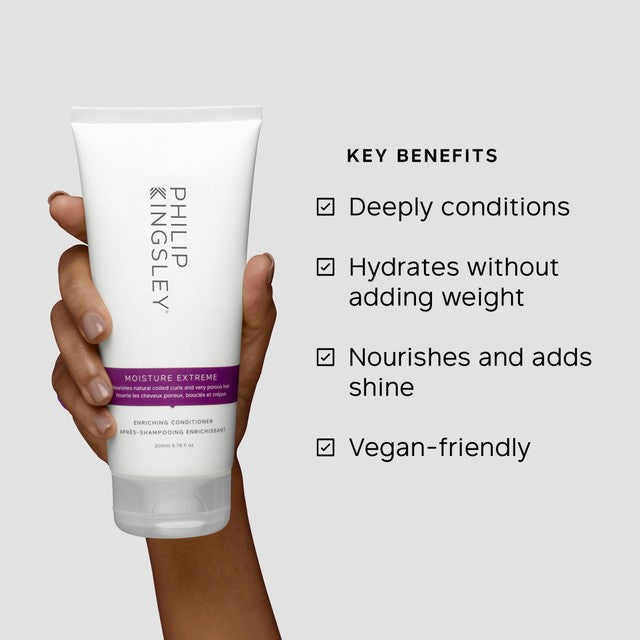 Philip Kingsley Moisture Extreme Enriching Conditioner 200ml, imported from the UK