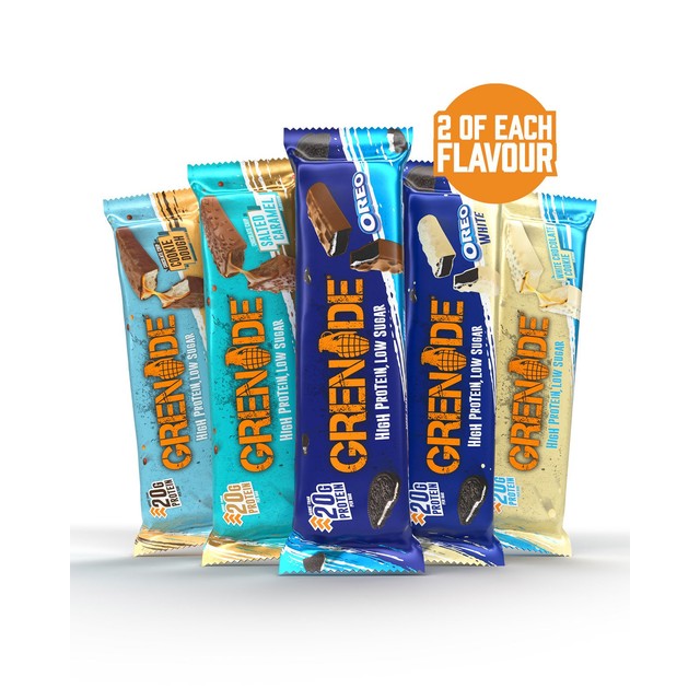 Grenade Fan Favourites protein bars selection 10x60g, UK version