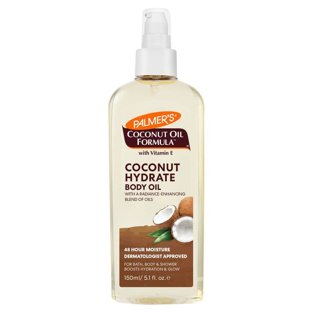 Palmer's coconut oil formula body oil 150ml, imported from the UK