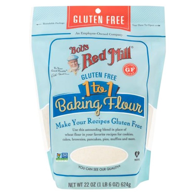 Bob's Red Mill Gluten Free 1-to-1 Baking Flour 624g - British product