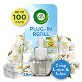 Airwick Crisp Linen & Lilac plug-in air freshener refill 19ml - British product