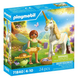 Playmobil Magical Unicorns Rainbow Flower playset, imported from the UK