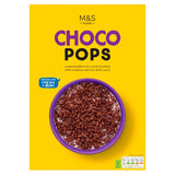 M&S Choco Pops chocolate rice cereal 375g, imported from the UK