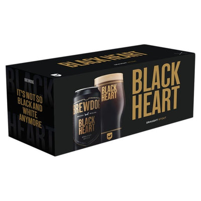 BrewDog Black Heart Stout 10 x 440ml Can Pack