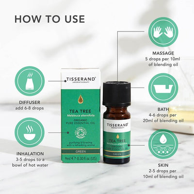 Tisserand Teebaumöl Bio Reines Ätherisches Öl 20ml