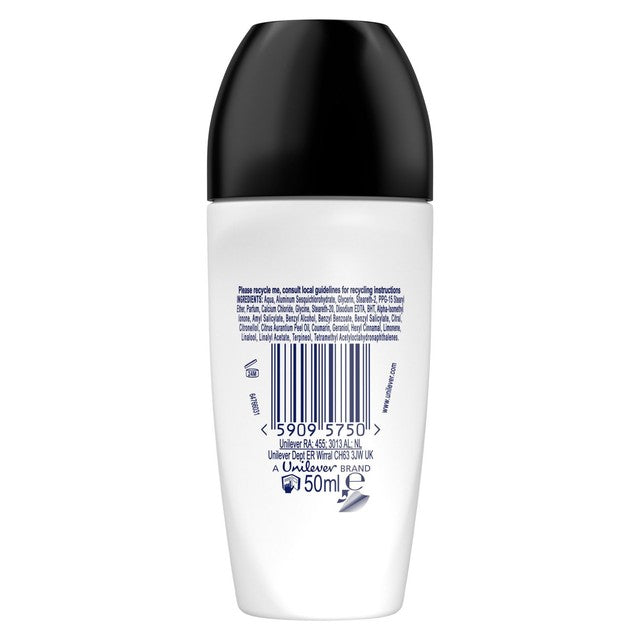 Sure women's antiperspirant deodorant roll-on invisible aqua 50ml (British brand)
