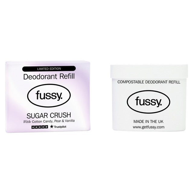 Fussy deodorant refill Sugar Crush, imported from the UK