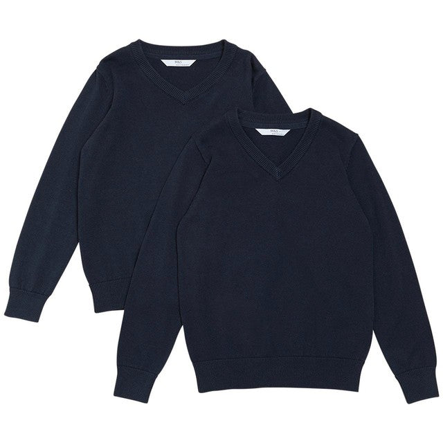 M&S cotton jumper navy 12-13 years, imported from the UK