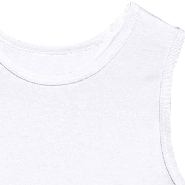 M&S Collection white cotton vests 5 pack imported from the UK