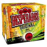 Desperados tequila lager beer bottles (British brand)