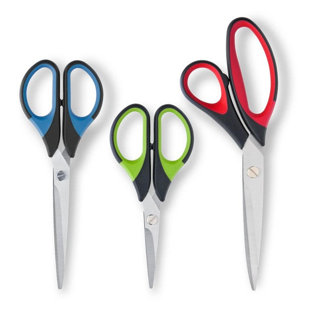 Sabatier 3pc scissor set kitchen sizes (British brand)