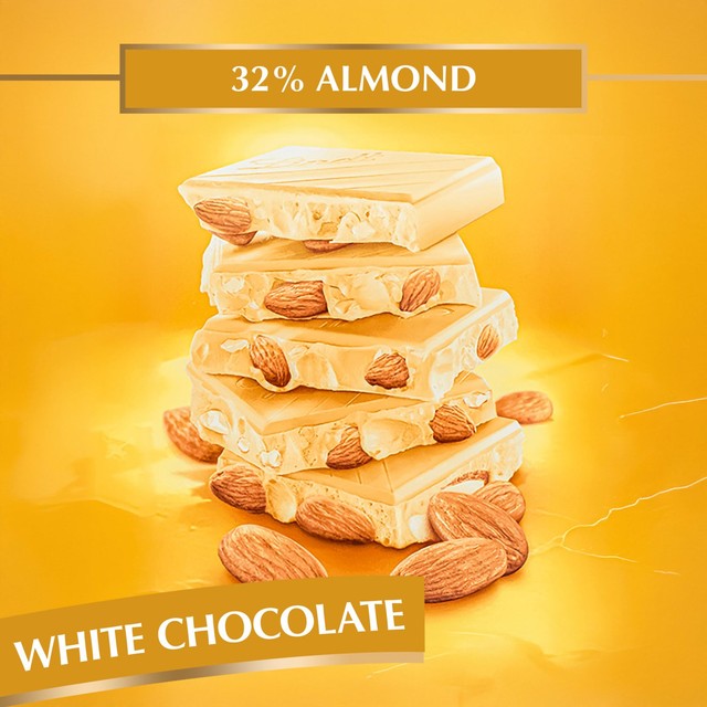 Lindt Les Grandes Almond White Chocolate Bar 150g, UK version