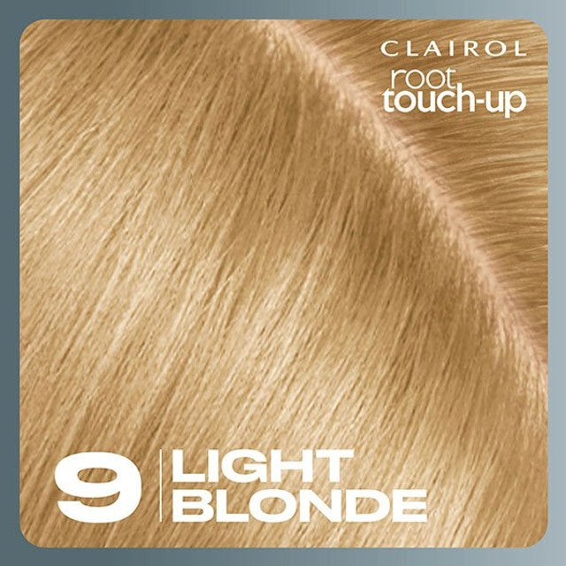 Clairol root touch-up hair dye in light blonde shade 9 - British product