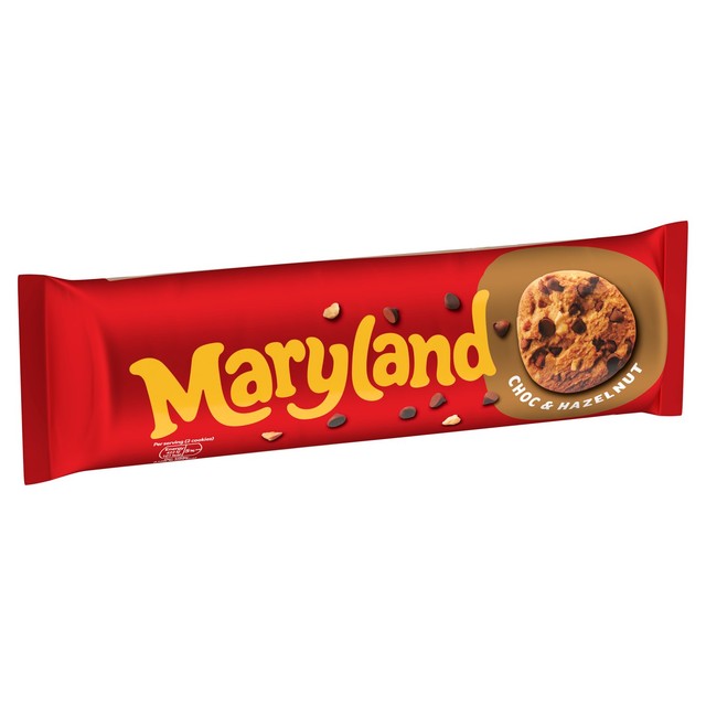 Maryland chocolate chip and hazelnut cookies 200g, imported from the UK