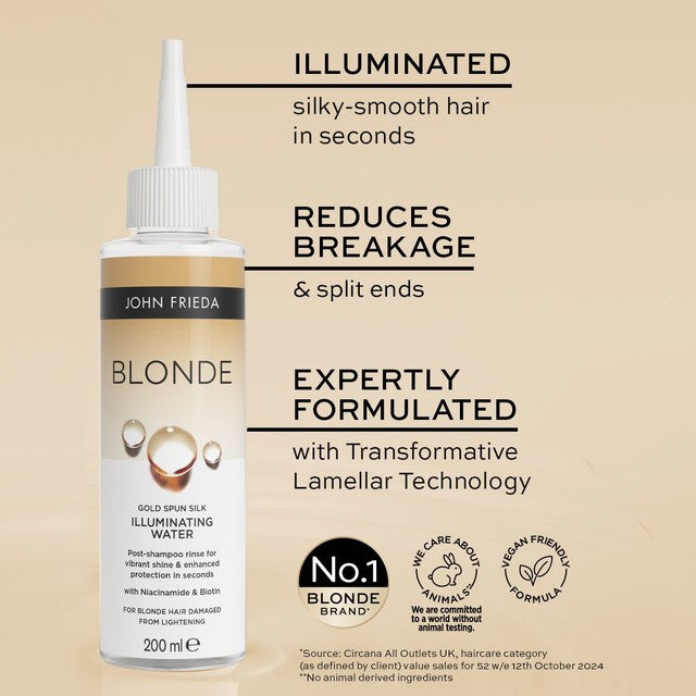 John Frieda Blonde Illuminating Water 200ml, UK version