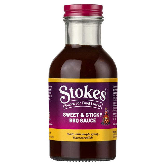 Stokes Sweet & Sticky Barbecue Sauce 325g (British brand)
