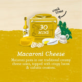 Charlie Bigham's macaroni cheese with crispy bacon 340g - British product